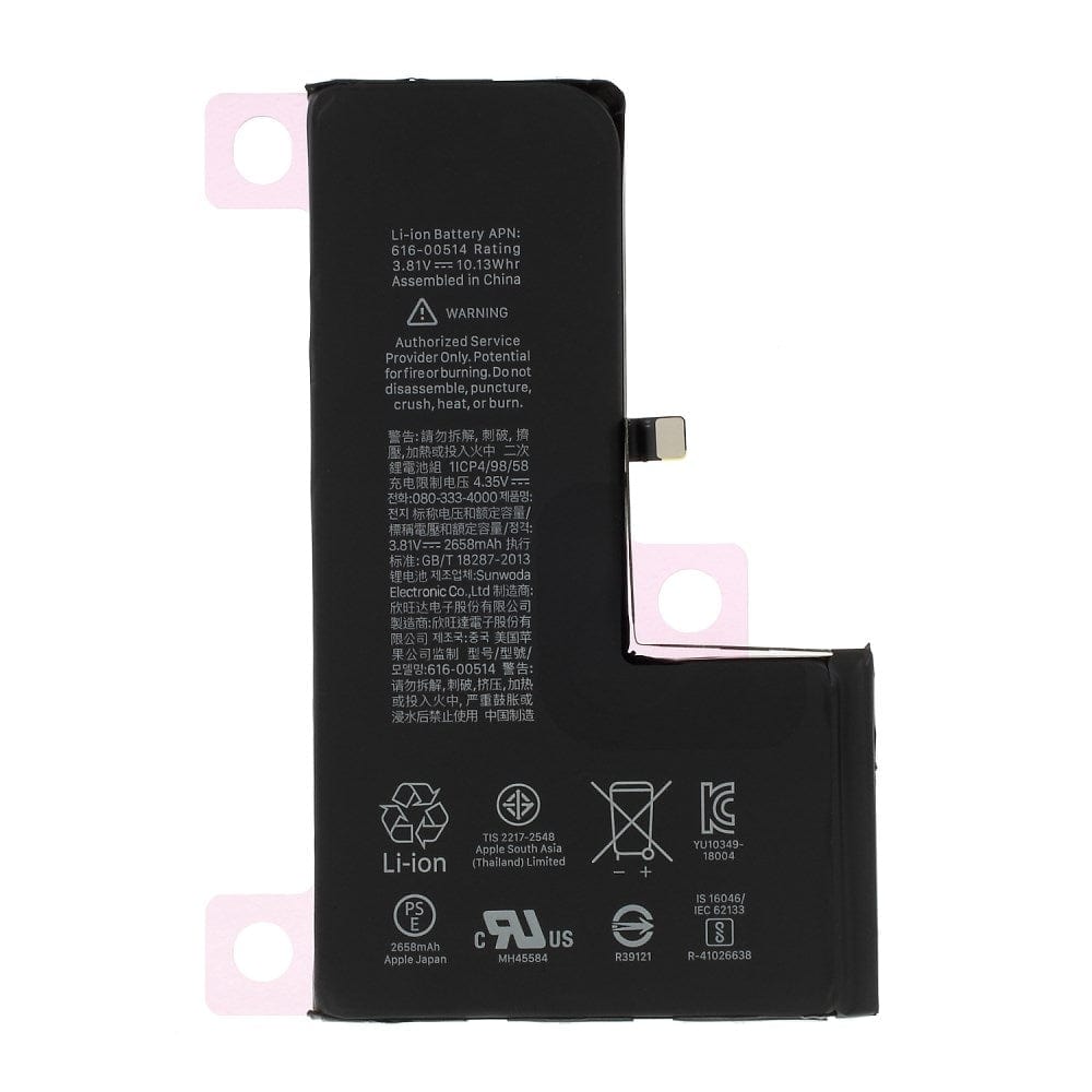 Pièce d'origine Batteries Batterie interne 3.81v 2658mAh iPhone Xs