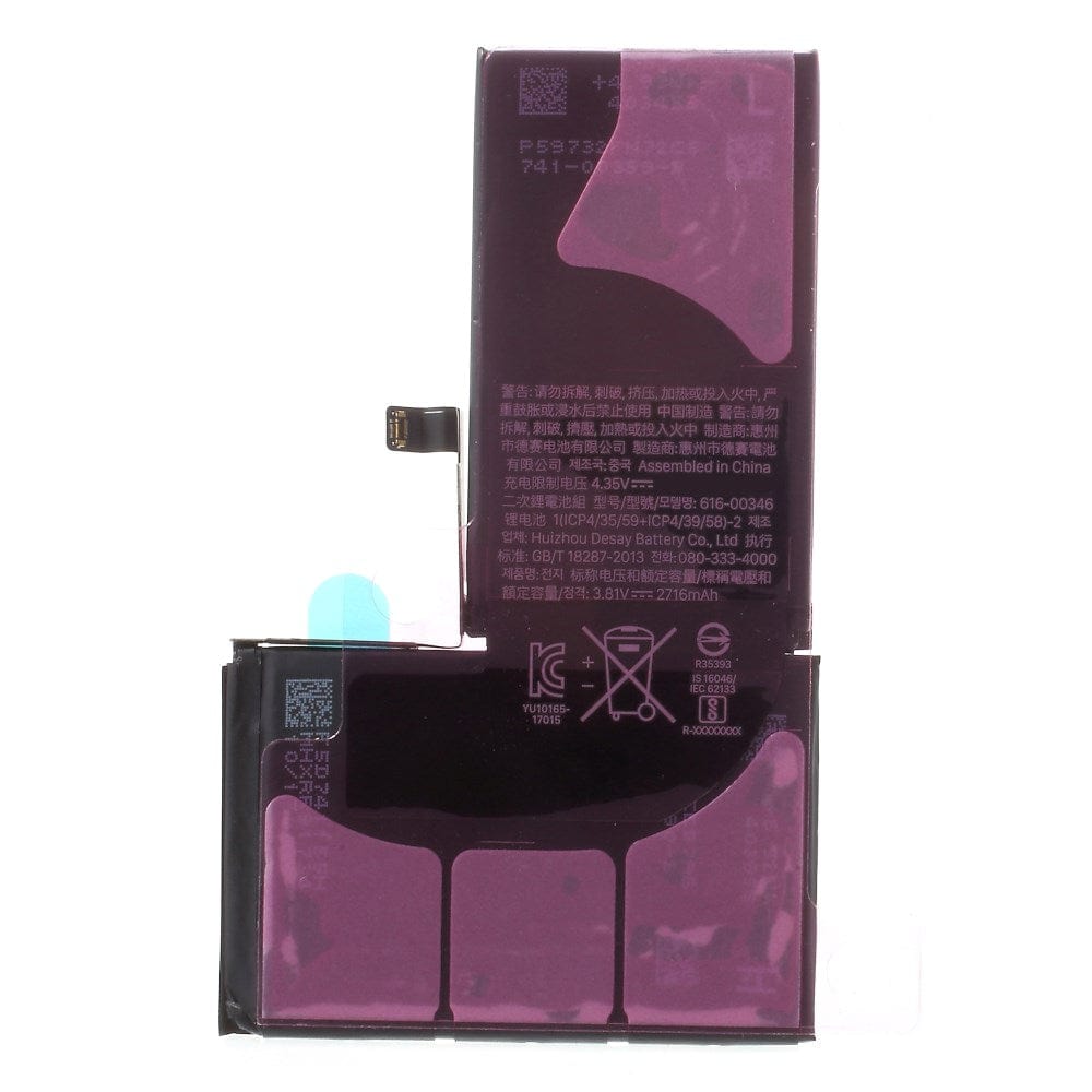 Pièce d'origine Batteries Batterie interne 3.82v 2716mAh iPhone X