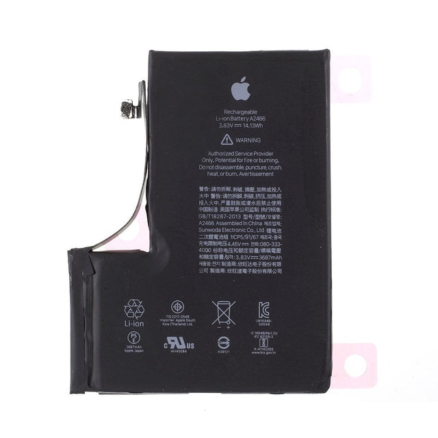 Pièce d'origine Batteries Batterie interne 3.83v 3687mAh iPhone 12 Pro Max