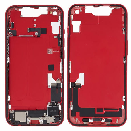 Pièce d'origine Châssis Châssis intermédiaire iPhone 14 Rouge