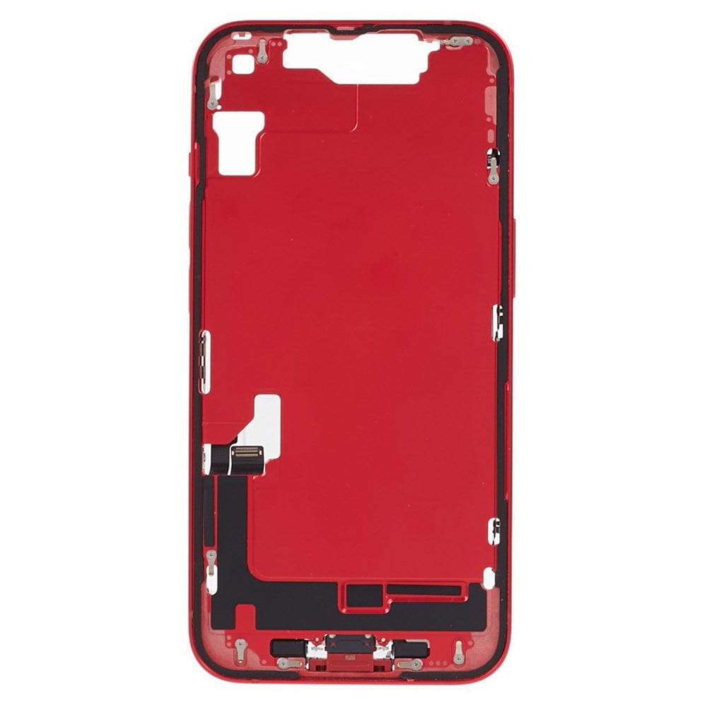 Pièce d'origine Châssis Châssis intermédiaire iPhone 14 Rouge