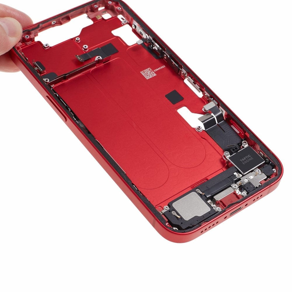 Pièce d'origine Châssis Châssis intermédiaire iPhone 14 Rouge