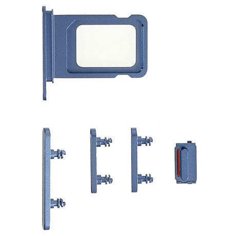 Pièce compatible Châssis Châssis intermédiaire seul iPhone 14 Bleu