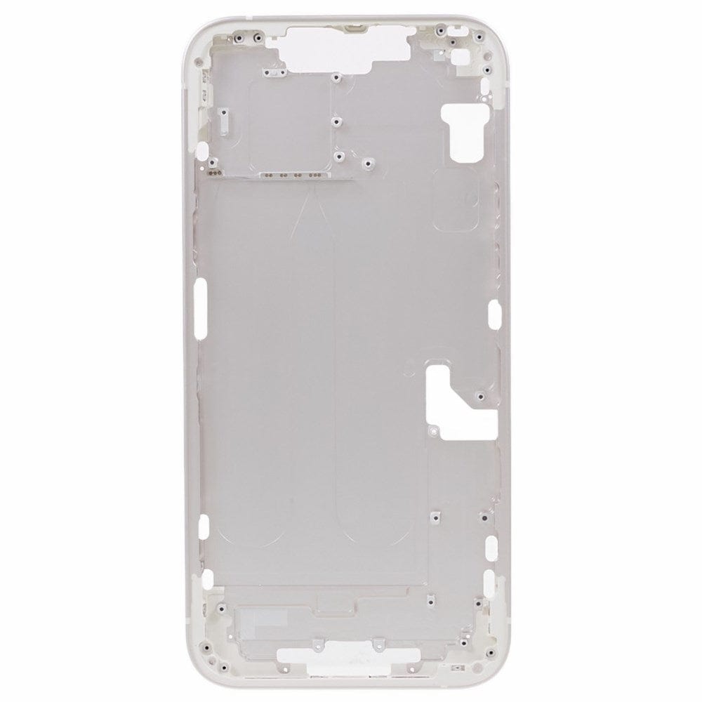 Pièce compatible Châssis Châssis intermédiaire seul iPhone 14 Plus Blanc