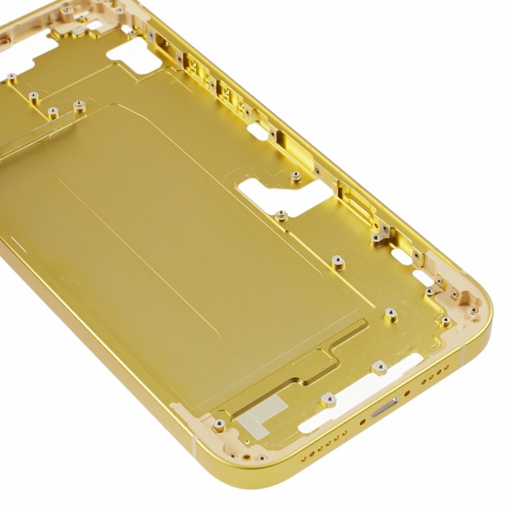 Pièce compatible Châssis Châssis intermédiaire seul iPhone 14 Plus Jaune