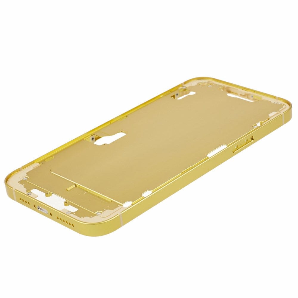 Pièce compatible Châssis Châssis intermédiaire seul iPhone 14 Plus Jaune