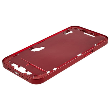 Pièce compatible Châssis Châssis intermédiaire seul iPhone 14 Rouge