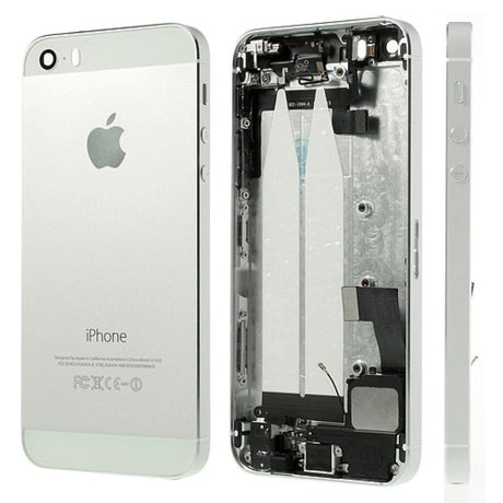 MobileParts Châssis Coque arrière complète iPhone 5s Blanc