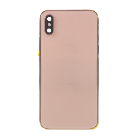 Pièce compatible Châssis Coque arrière complète iPhone Xs Gold