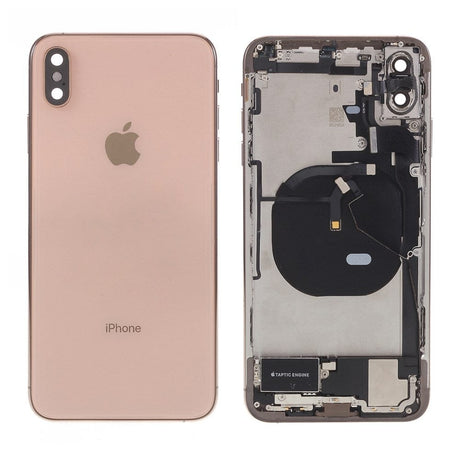 Pièce compatible Châssis Coque arrière complète iPhone Xs Max Gold