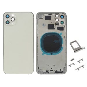 Pièce compatible Pièces de rechange pour téléphones mobiles Coque arrière iPhone 11 Pro Max Blanc