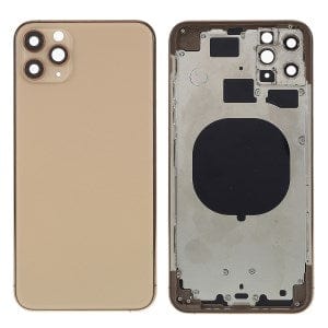 Pièce compatible Pièces de rechange pour téléphones mobiles Coque arrière iPhone 11 Pro Max Gold