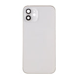 Pièce compatible Châssis Coque arrière iPhone 12 Blanc