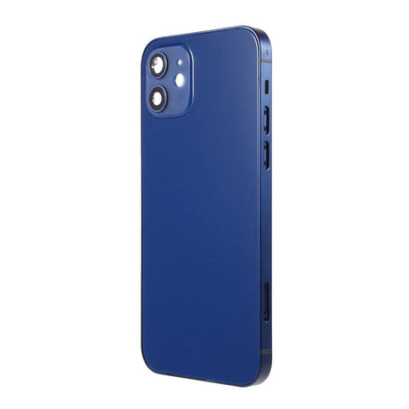 Pièce compatible Châssis Coque arrière iPhone 12 Bleu