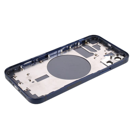 Pièce compatible Châssis Coque arrière iPhone 12 Bleu