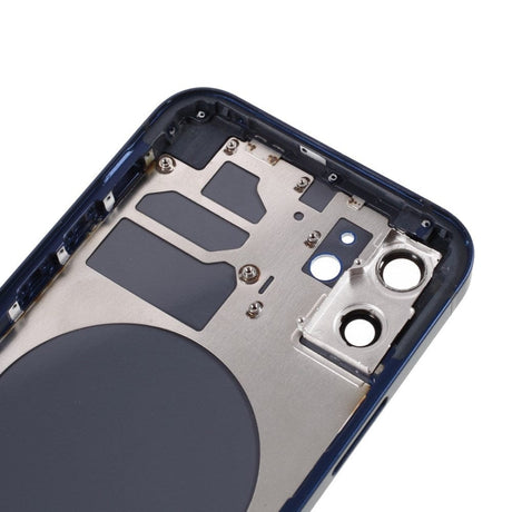 Pièce compatible Châssis Coque arrière iPhone 12 Bleu