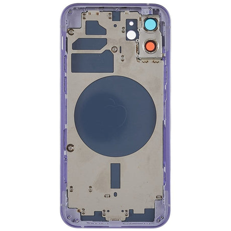 Pièce compatible Châssis Coque arrière iPhone 12 Mauve