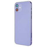 Pièce compatible Châssis Coque arrière iPhone 12 Mauve