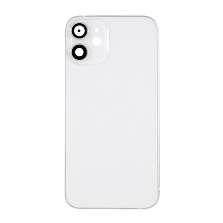 Pièce compatible Châssis Coque arrière iPhone 12 Mini Blanc