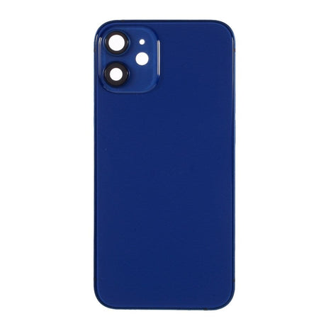 Pièce compatible Châssis Coque arrière iPhone 12 Mini Bleu