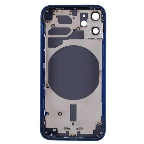 Pièce compatible Châssis Coque arrière iPhone 12 Mini Bleu