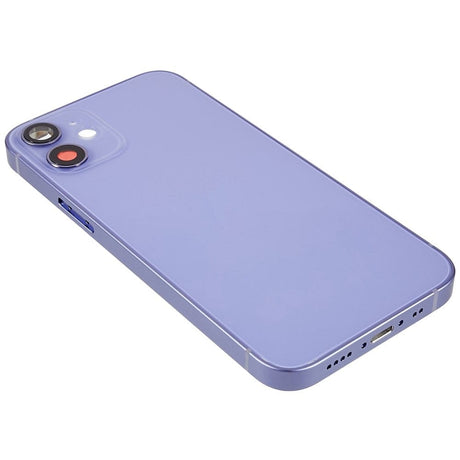 Pièce compatible Châssis Coque arrière iPhone 12 Mini Mauve