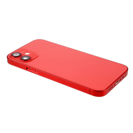 Pièce compatible Châssis Coque arrière iPhone 12 Mini Rouge