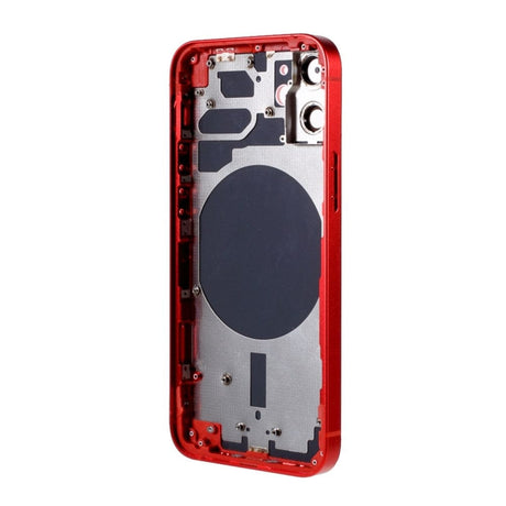 Pièce compatible Châssis Coque arrière iPhone 12 Mini Rouge