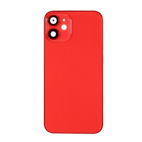 Pièce compatible Châssis Coque arrière iPhone 12 Mini Rouge