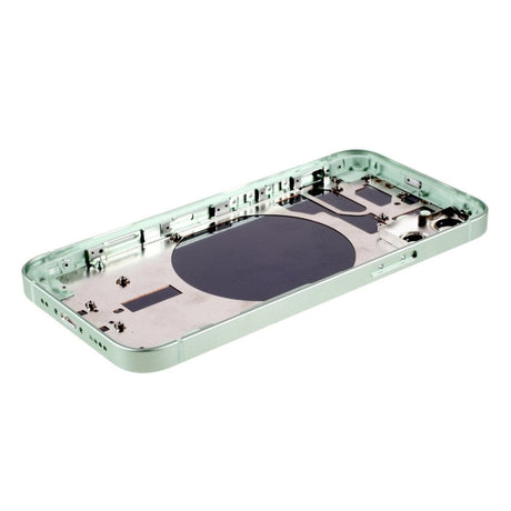 Pièce compatible Châssis Coque arrière iPhone 12 Mini Vert