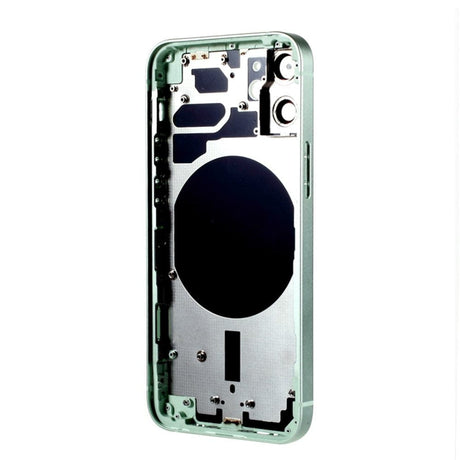 Pièce compatible Châssis Coque arrière iPhone 12 Mini Vert