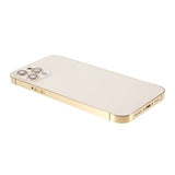 Pièce compatible Châssis Coque arrière iPhone 12 Pro Gold