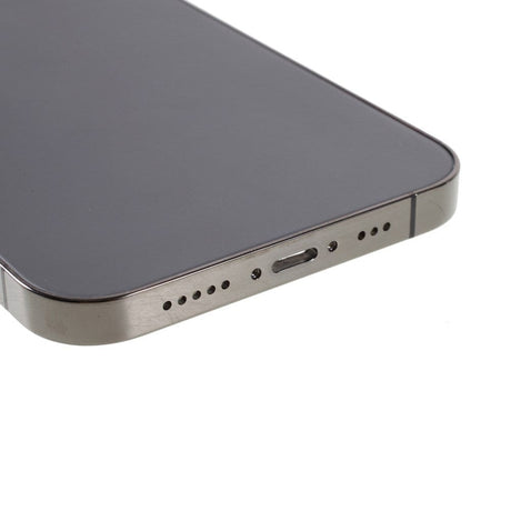 Pièce compatible Châssis Coque arrière iPhone 12 Pro Graphite