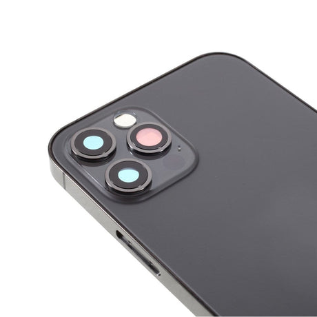 Pièce compatible Châssis Coque arrière iPhone 12 Pro Graphite