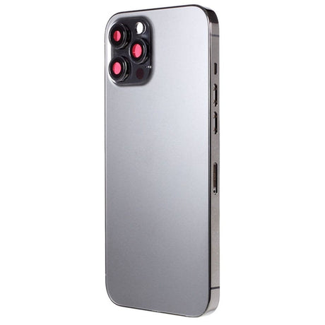 Pièce compatible Châssis Coque arrière iPhone 12 Pro Max Graphite