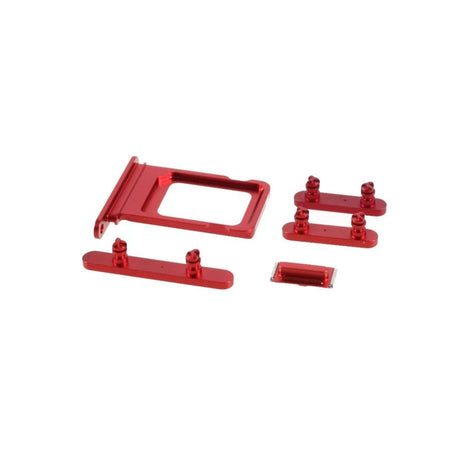 Pièce compatible Châssis Coque arrière iPhone 12 Rouge