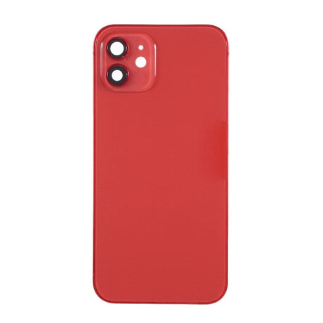 Pièce compatible Châssis Coque arrière iPhone 12 Rouge