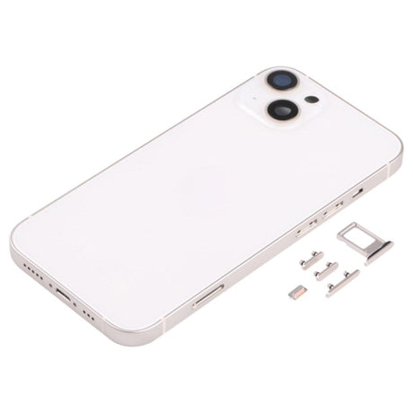 Pièce compatible Châssis Coque arrière iPhone 13 Blanc