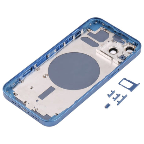 Pièce compatible Châssis Coque arrière iPhone 13 Bleu