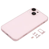 Pièce compatible Châssis Coque arrière iPhone 13 Mini Rose