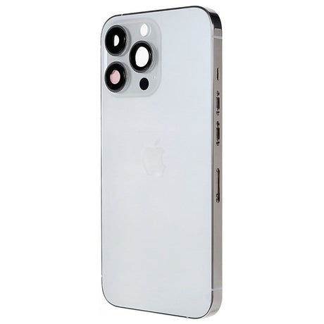 Pièce compatible Châssis Coque arrière iPhone 13 Pro Blanc