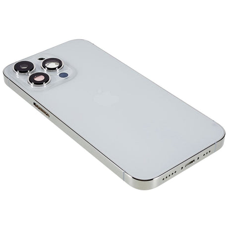 Pièce compatible Châssis Coque arrière iPhone 13 Pro Blanc