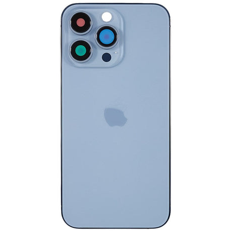 Pièce compatible Châssis Coque arrière iPhone 13 Pro Bleu