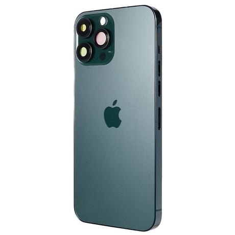 Pièce compatible Châssis Coque arrière iPhone 13 Pro Vert