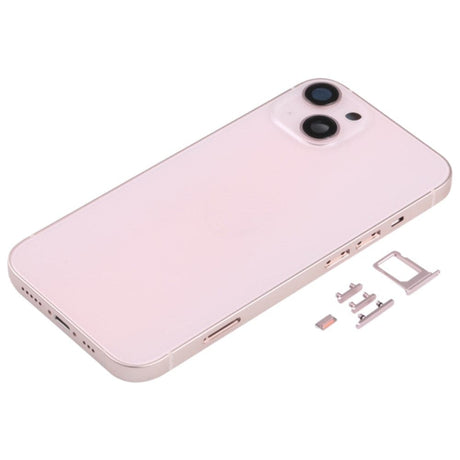 Pièce compatible Châssis Coque arrière iPhone 13 Rose