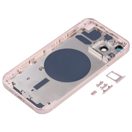 Pièce compatible Châssis Coque arrière iPhone 13 Rose