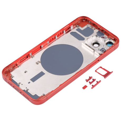 Pièce compatible Châssis Coque arrière iPhone 13 Rouge