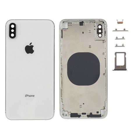 Pièce compatible Châssis Coque arrière iPhone Xs Max Blanc