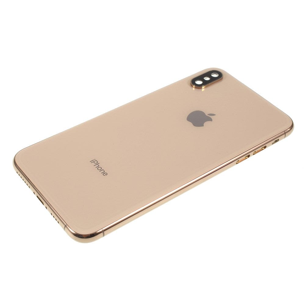 Pièce compatible Châssis Coque arrière iPhone Xs Max Gold