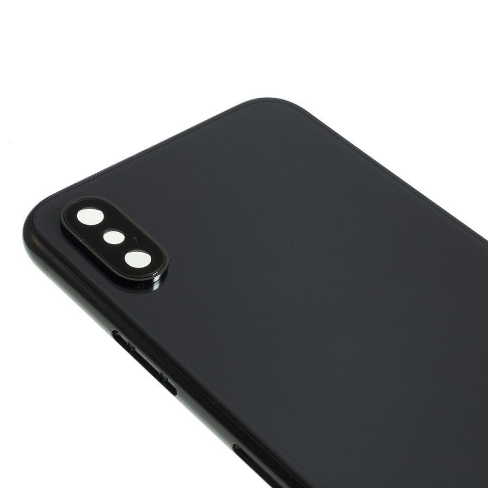 Pièce compatible Châssis Coque arrière iPhone Xs Noir